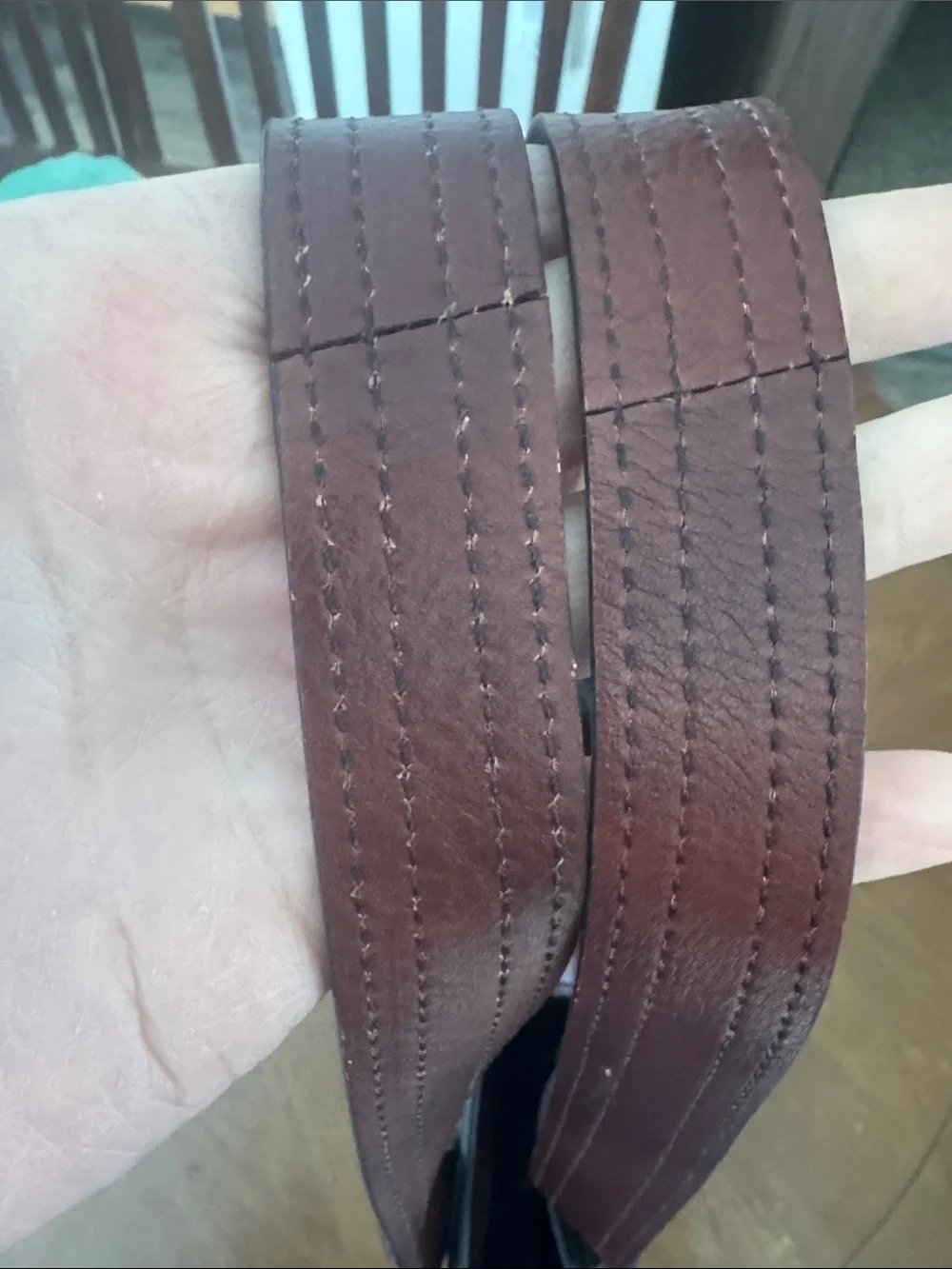 Fossil leather bronze